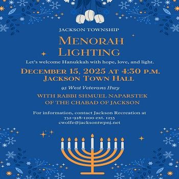 Menorah lighting